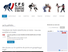 Tablet Screenshot of grappling-france.com